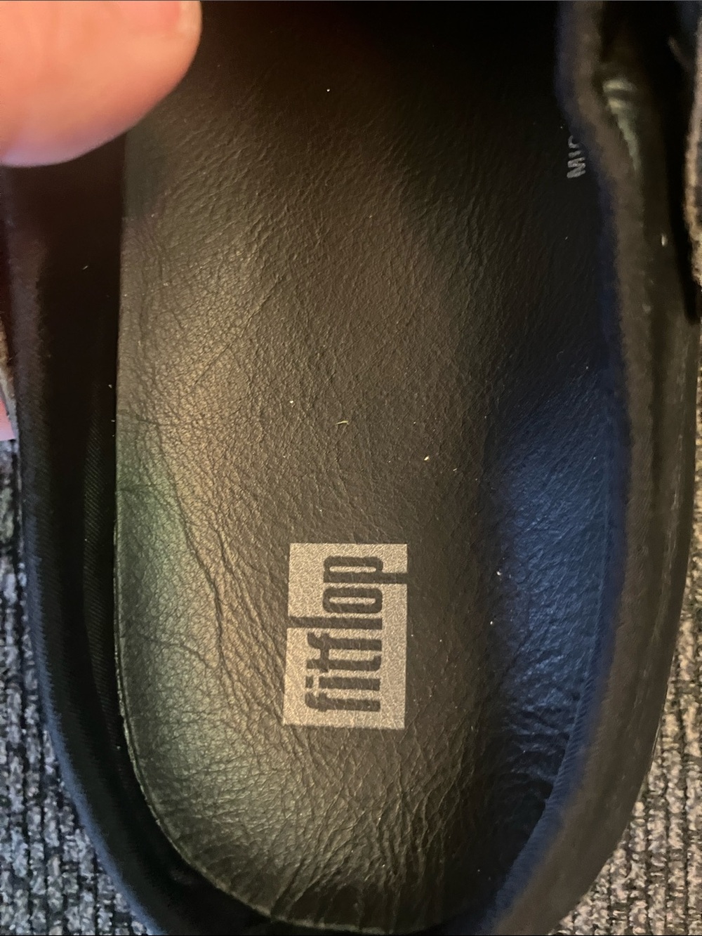 FitFlop Gogh Pro Superlight Leather Clogs in black 8.5 - Picture 7 of 12